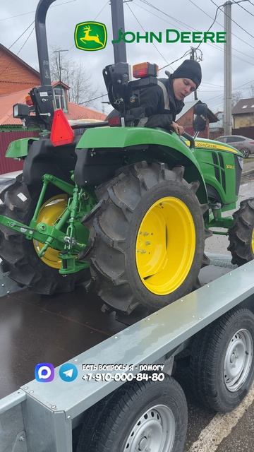Минитрактор дизельный John Deere 3036 E Synchro Reverse  #минитрактор #трактор #gardenstock #джондир