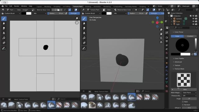 How To Add Custom Brushes To Blender 4.3 - FastTrack3D-Как добавить пользовательские кисти в Blender