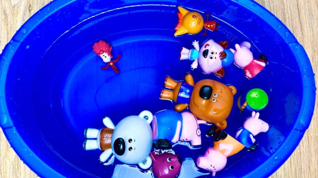 Развивающий мультфильм для детей. Изучаем героев мультика Три кота, Мимимишки, Свинка Пепа.