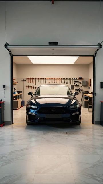 Элегантный гараж для автомобиля #гараж #авто