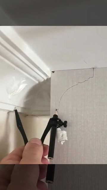 Разметка под сложные плинтуса.

Лайфхак👌