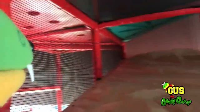 McDonald's Drive Thru And McDonald's Indoor Playground For Kids With Happy Meal Surprise Toys