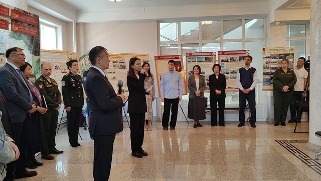 Закрытие фотовыставки Боевое Содружество Монголии и России - 105 в БГУ