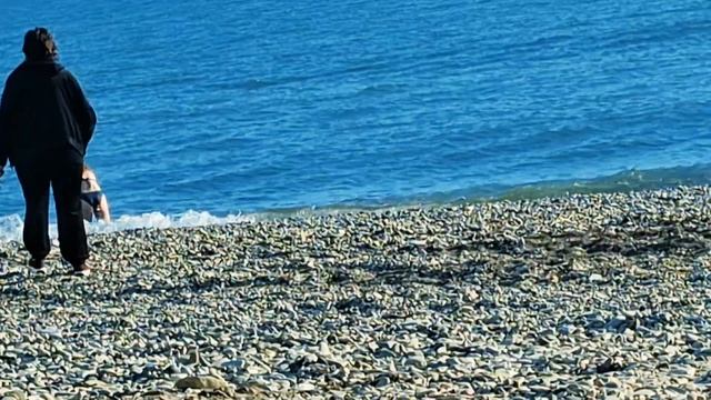 Новомихайловский.Пляж.Апрель