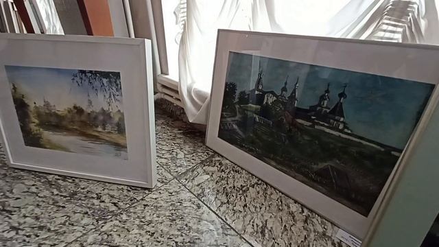 Монтаж выставки #РусскаяАтлантида в Лавре