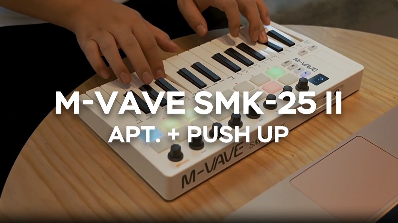 APT. + PUSH UP — Демонстрация игры на MIDI-клавиатуре SMK-25 II