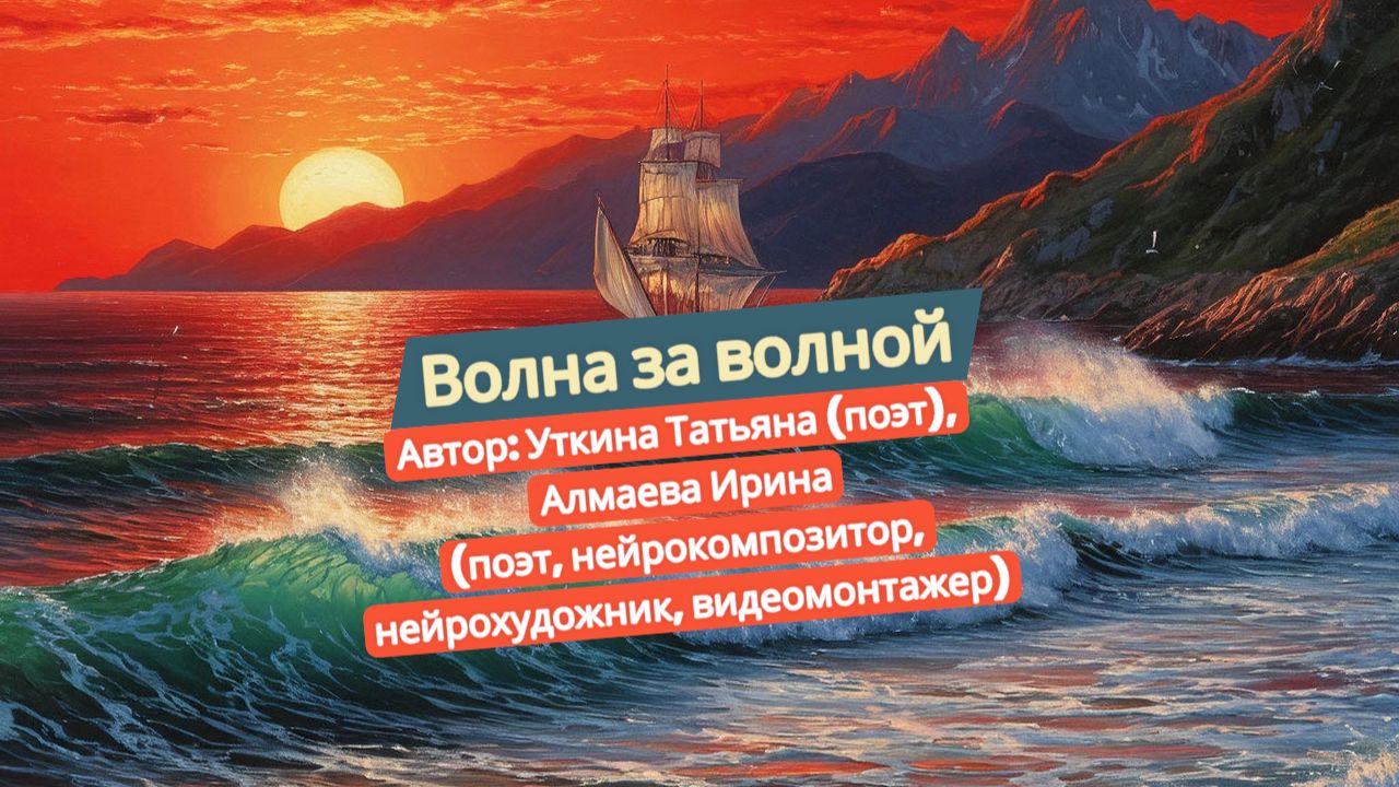 Волна за волной песня 1982 г в современной версии. Уткина Татьяна. Алмаева Ирина.