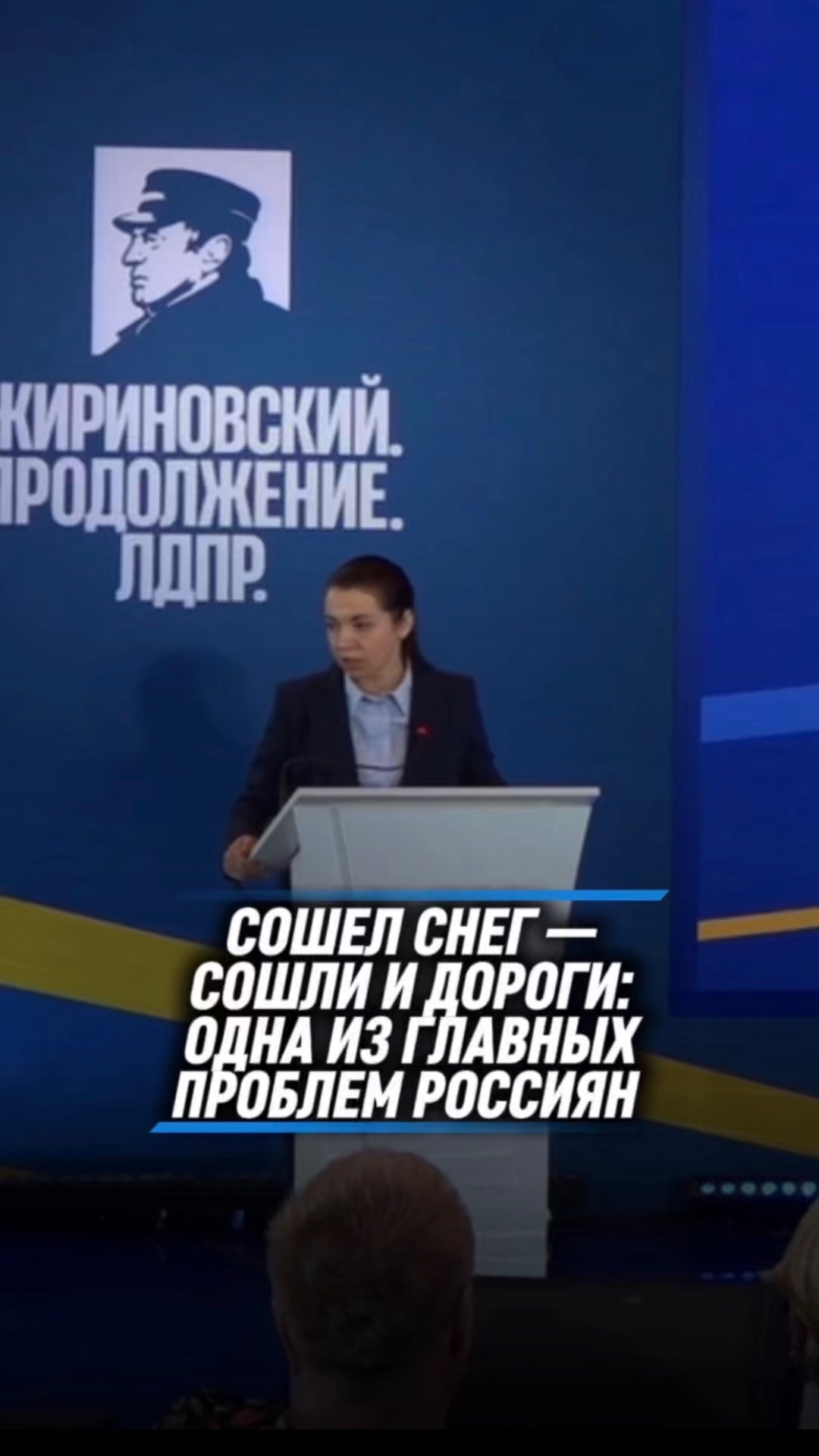 СОШЕЛ СНЕГ — СОШЛИ И ДОРОГИ: ОДНА ИЗ ГЛАВНЫХ ПРОБЛЕМ РОССИЯН  #лдпр #россия