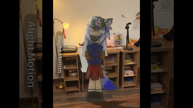 Ответка младшей сестре . А вот нефиг до меня докапываться #alightmotion #анимация #бумажки