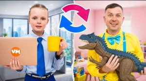 Даша учит папу быть хорошим ребёнком: Смешной ролевой сюжет