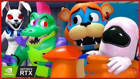 AMONG US 3D - ЗНАКОМСТВО С ФРЕДДИ! # Among Us FNaF  - Анимации на русском