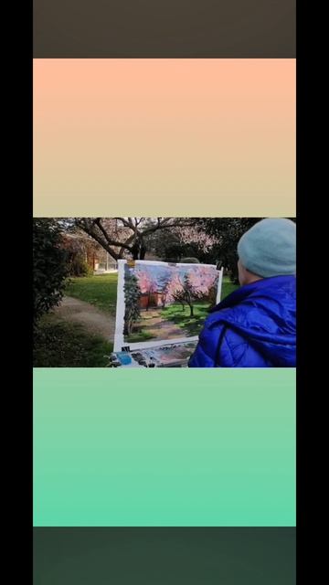 #Пленэр Цветущей Ялты )