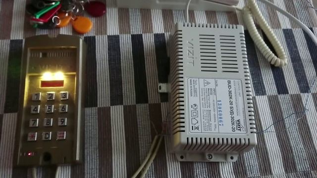 Как программировать домофон VIZIT с мифаре 13,56 МГЦ, Полный обзор.