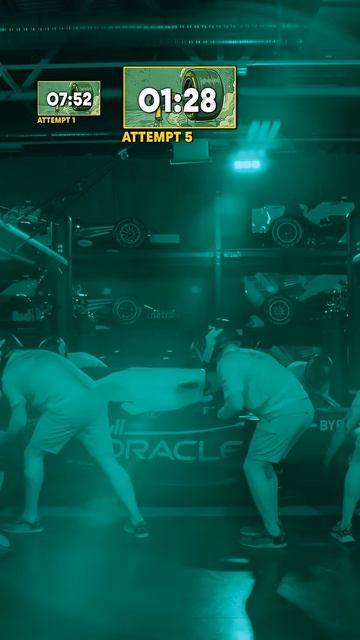 Идеальная смена колес в боксах 😎