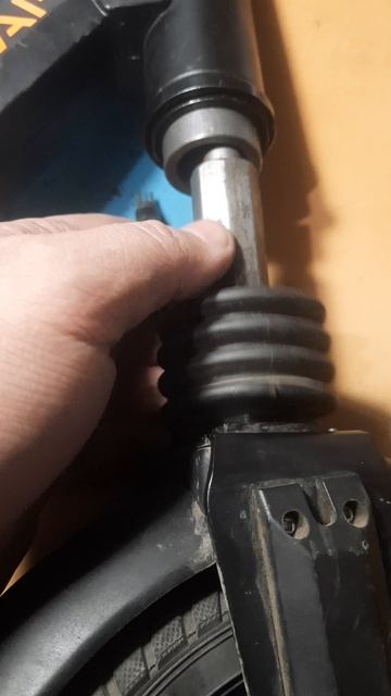 Zaxboard ES-8i/Kugoo S3, поломка руля. Ремонт рулевой колонки.