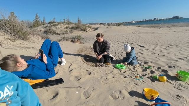 Приехали на море с детьми. Анапа. Потеплело.