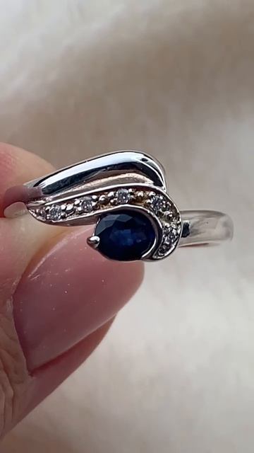 Кольца с сапфирами #сапфир #серебро