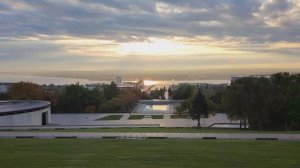 Вид на Волгу с Мамаева кургана