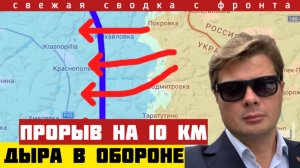 Прорыв фронта на 10 км. Освобождено две Новодмитровки. Паника в Генштабе врага. Сводка на 30/04-26