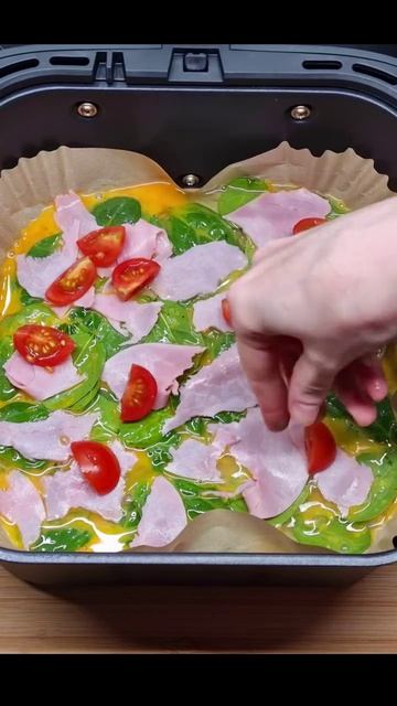 завтрак яичница в аэрогриле