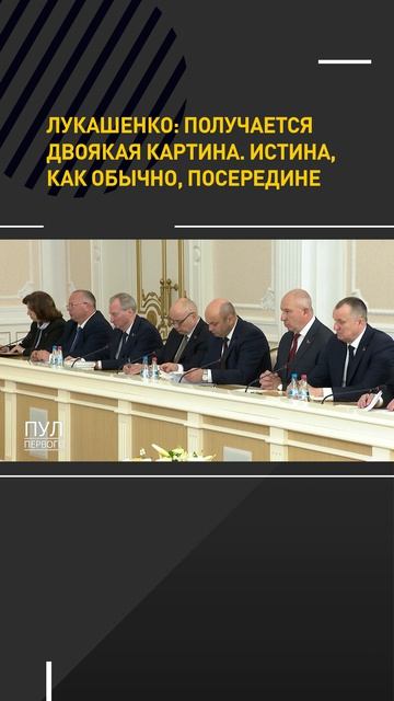 Лукашенко: получается двоякая картина. Истина, как обычно, посередине