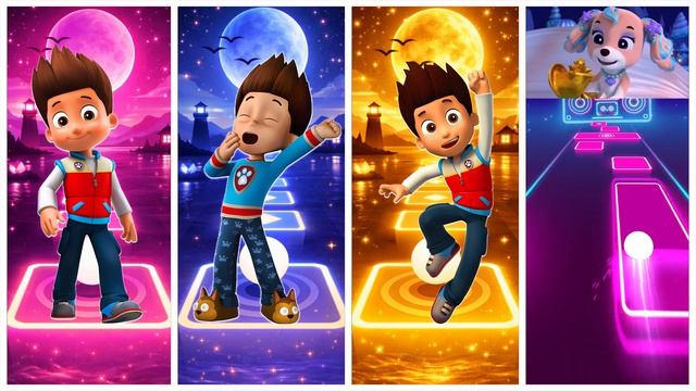 🕵️ КТО НАСТОЯЩИЙ? 🐶 Райдер против 4 Клонов! Битва в Плитках Музыки ЭДМ Раш! 🎹