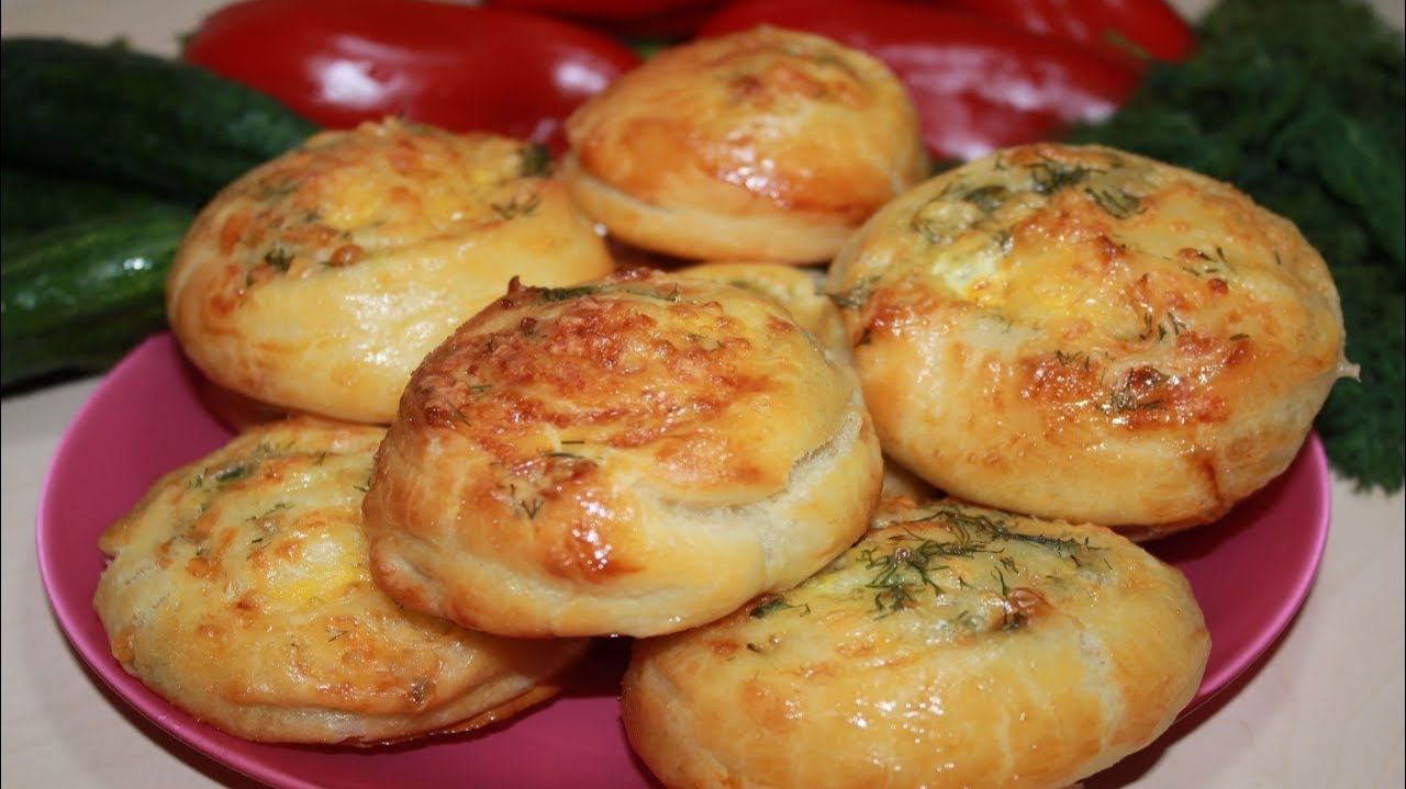 Разлетелись в один миг. Вкусные несладкие Булочки.