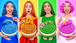 Девушка Огонь, Вода, Воздух И Земля # Смешные Челленджи c 4 Стихиями от Jelly DO Challenge