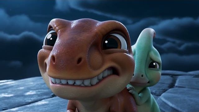 Мультфильм Крошечный Тираннозавр Рекс спасает своего похищенного друга 🦖