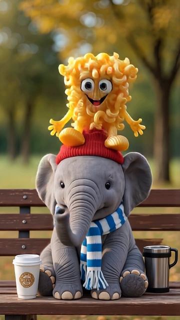 Макарошка и слон