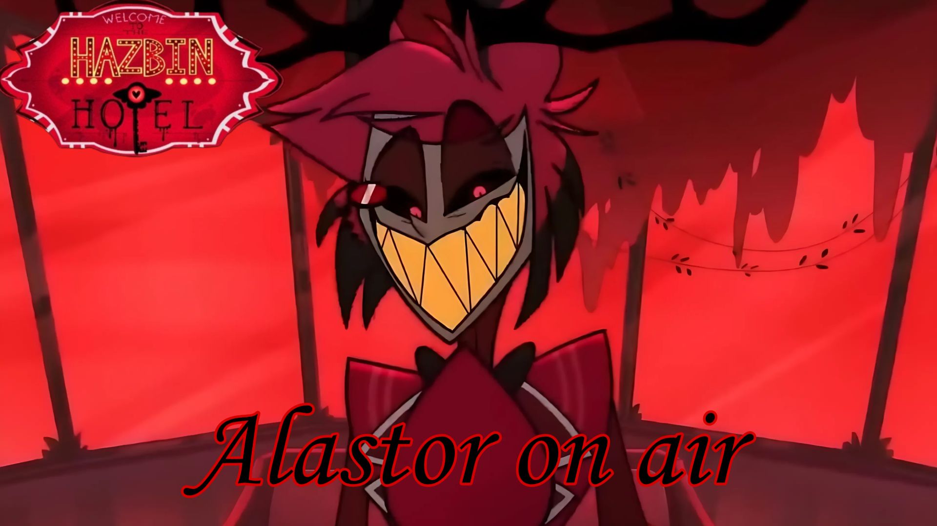 Аластор в эфире "Отель Хазбин" Alastor on air "Hazbin Hotel"