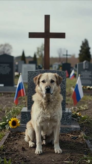 Печаль по ушедшим: верный друг в одиночестве #грусть #память #собака #жизнь