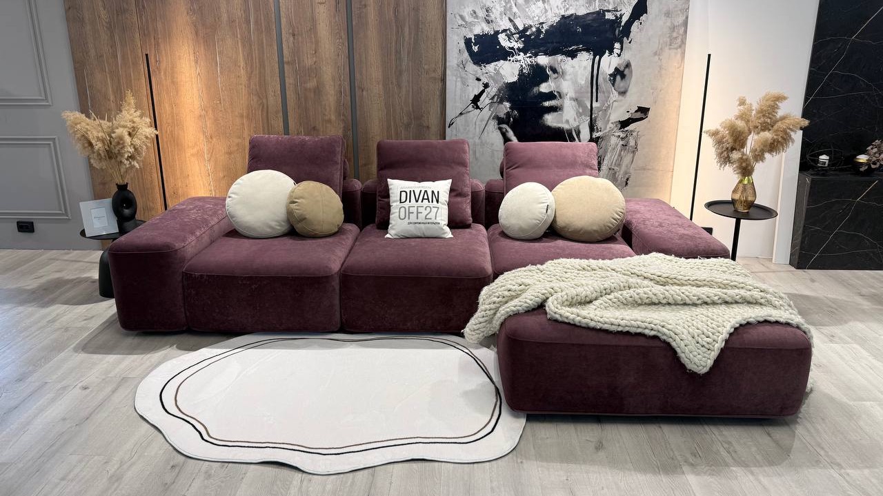 Диван ГЕНЕЗИС макс от фабрики дизайнерской мягкой мебели ДИВАНОФФ27 (собственное производство)