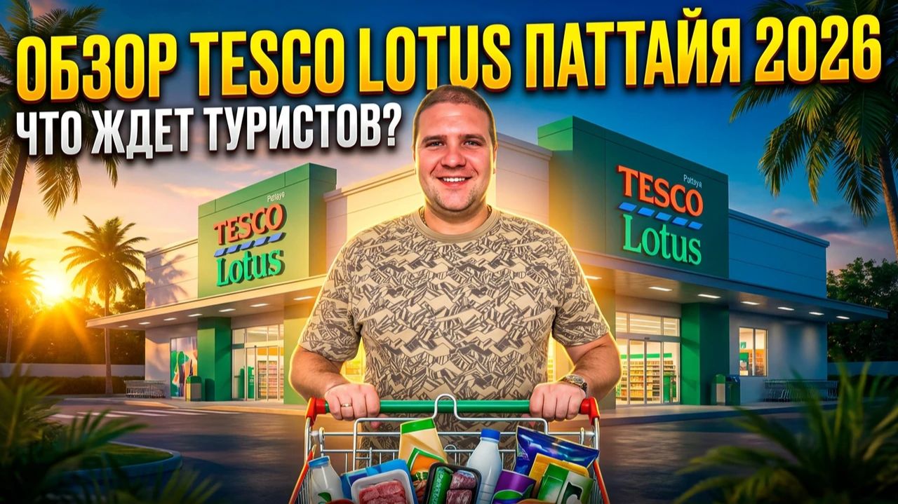Обзор цен Tesco Lotus -Паттайя 2026