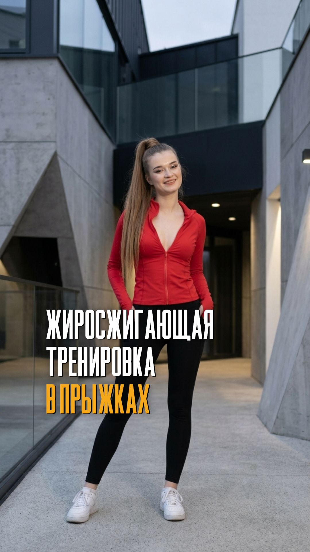 Интенсивная жиросжигающая тренировка в прыжках