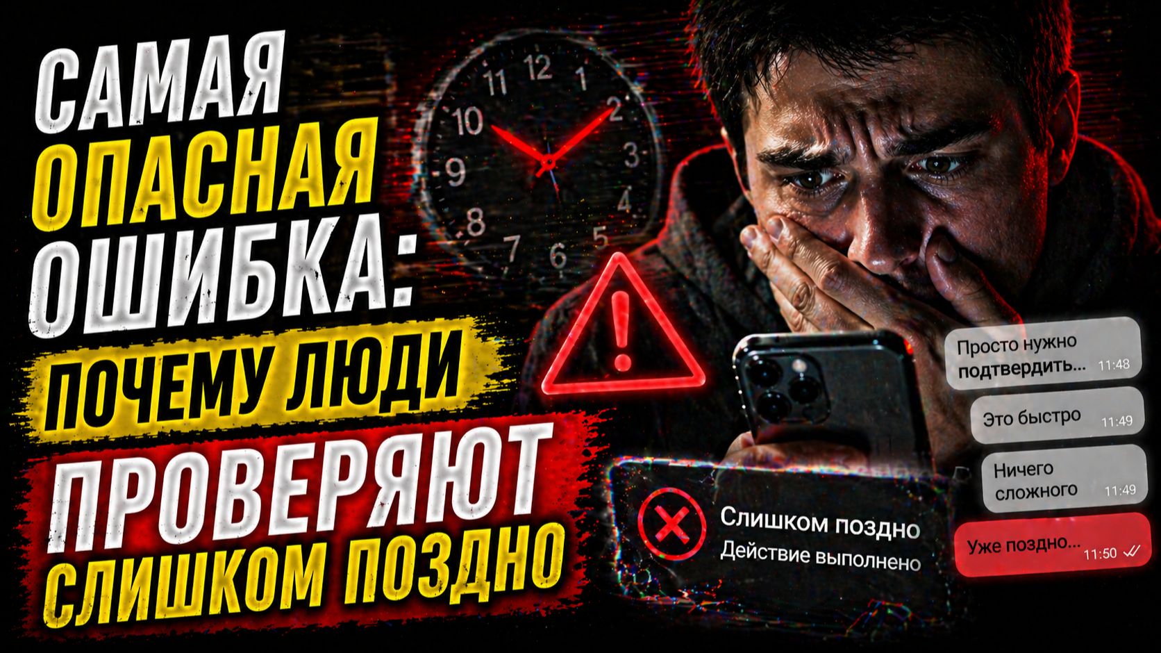 «Самая опасная ошибка: почему люди проверяют слишком поздно»