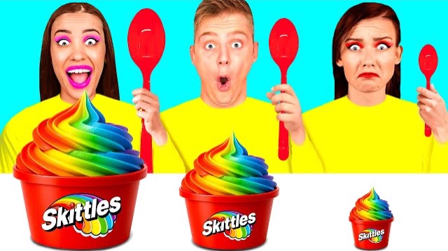 Большая, Средняя или Маленькая Тарелка Челлендж | Сумасшедшие Лайфхаки и Рецепты