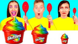 Большая, Средняя или Маленькая Тарелка Челлендж | Сумасшедшие Лайфхаки и Рецепты