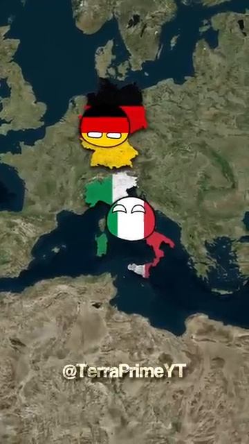 Europe Core #shorts #map #edit #countryballs #geography