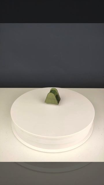 Держатель для обувной ложки зеленый крепление на саморез 3D-печать, пластик