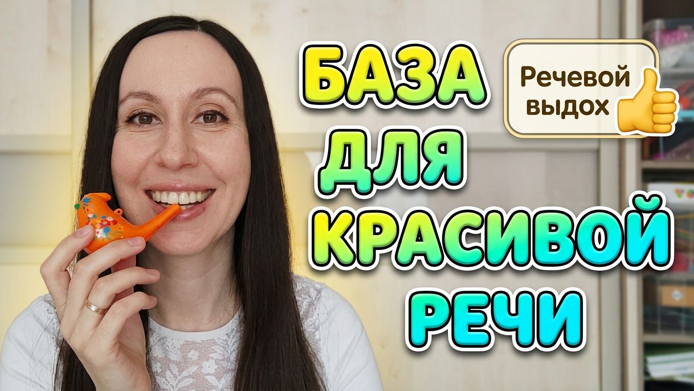 Упражнения, полезные ВСЕМ детям для развития речи - развиваем речевой выдох