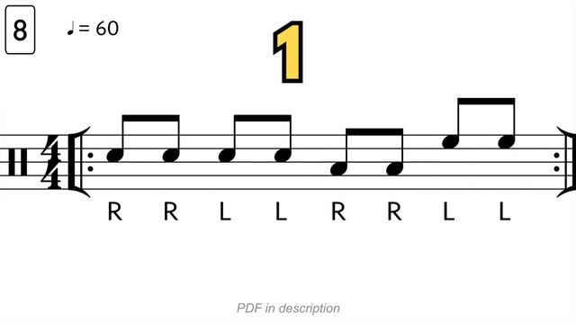 Singles Doubles  Paradiddles Around The Drum Set  Beginner-Friendly Exercises.mp4