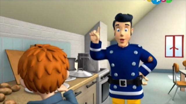 Пожарный Сэм. Крушение бумажного самолётика