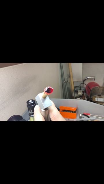 Аметист в фантазийной огранке 