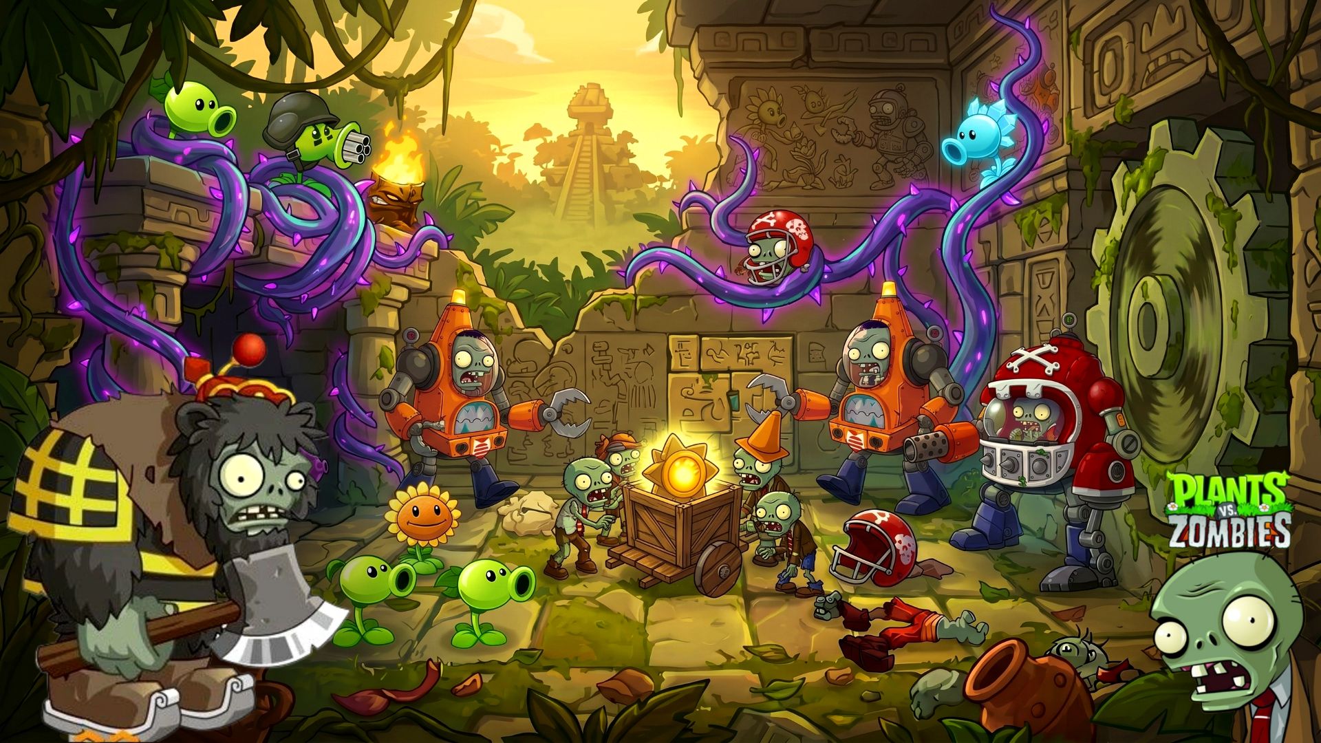 Зомби против растений! Hybrid Grafted Plants vs Zombies PvZ Растения против Зомби ПвЗ