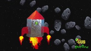 Gus the Gummy Gator Space Adventures in our Box Fort Spaceship ! Blast off with Dark Titan Ryan!