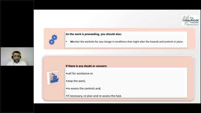 Navigation Risk Management Webinar Nautical Institute 2023