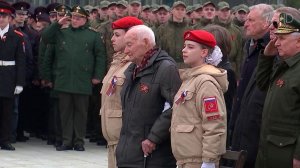 В парке «Патриот» заложили «капсулы памяти» с напутствиями от ветеранов Великой Отечественной войны.