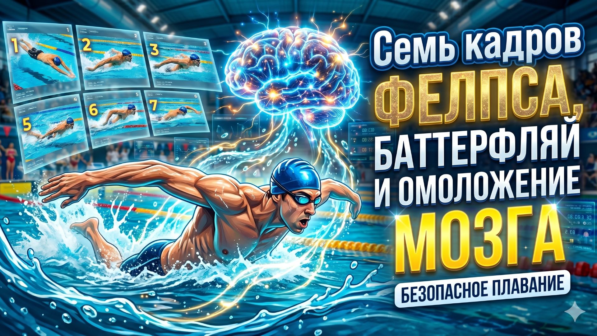 Семь кадров Фелпса баттерфляй и омоложение мозга