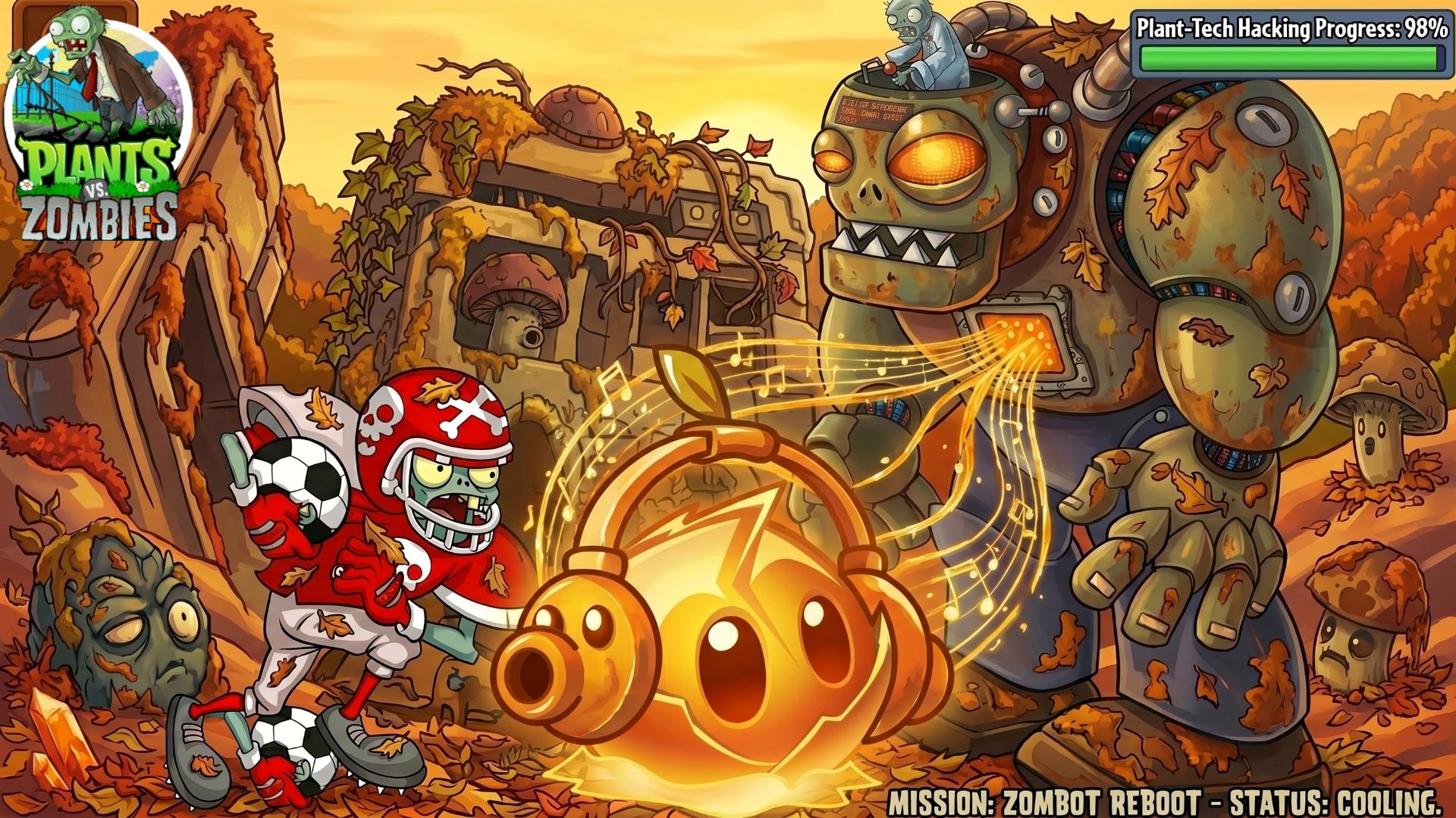 ПОБЕДА ЗОМБИ против растений EXPANDED MOD PVZ FUSION